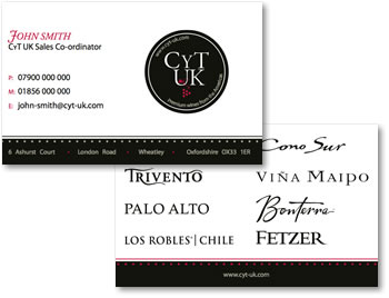 CyT UK business cards